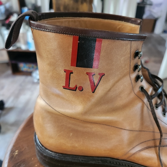 LV MENS LEATHER BOOTS FW2018 KIM JONES - Picture 9 of 9
